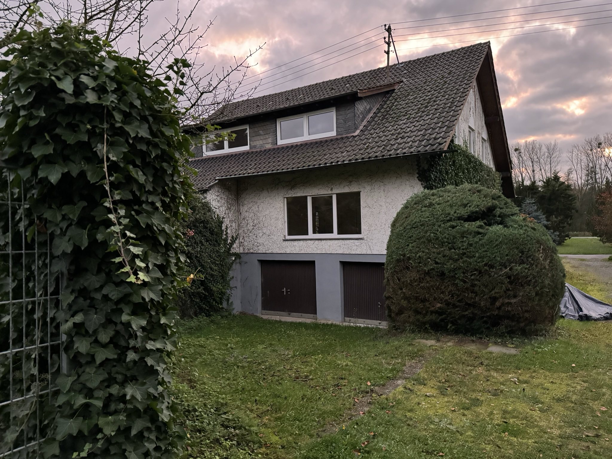 Rückseite / Garagen